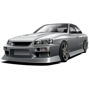 プラモデル　1/24　ザ・チューンドカー　No.20　URAS ER34 スカイライン 25GT-ｔ '01（ニッサン）　送料無料｜toystadiumookawaya