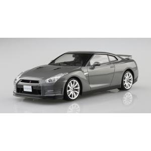 プラモデル　1/24　プリペイントモデル　02-B　ニッサン R35 GT-R '14 ダークメタルグレー　送料無料｜toystadiumookawaya