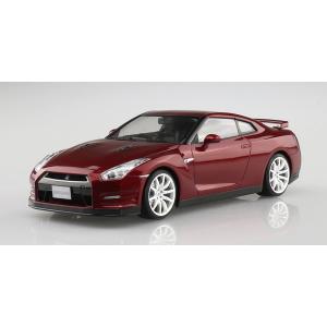 プラモデル　1/24　プリペイントモデル　02-C　ニッサン R35 GT-R '14 ゴールドフレークレッドパール　送料無料｜toystadiumookawaya