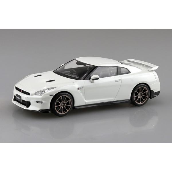 アオシマ 1/32 楽プラ スナップキット No.03-BW ニッサン R35 NISSAN GT-...