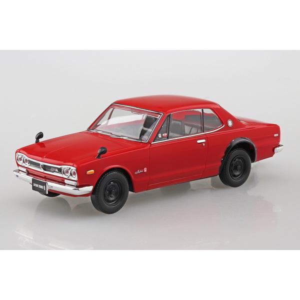 アオシマ 1/32 楽プラ スナップキット No.16-RD ニッサン C10 スカイライン 200...