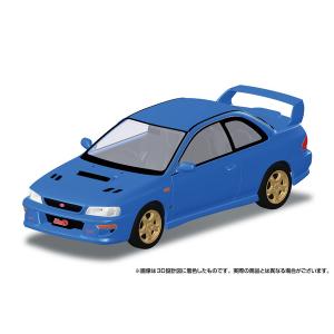 【12月発売予定】　アオシマ 1/32 楽プラ スナップキット No.CM-6 頭文字D 文太のインプレッサ 色分け済プラモデル　送料無料