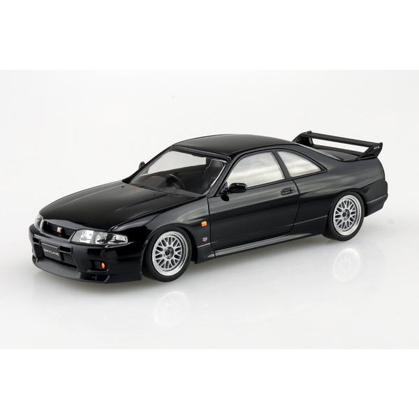 アオシマ 1/32 楽プラ スナップキット No.21CU-BK ニッサン R33スカイラインGT-...