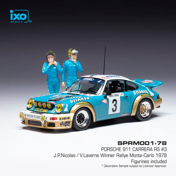 IXO MODELS 1/43 ポルシェ 911 カレラ RS 78モンテカルロ 優勝 #3 J.P...