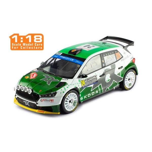 IXO MODELS 1/18 シュコダ ファビア Rally2 2023年モンテカルロラリー #2...