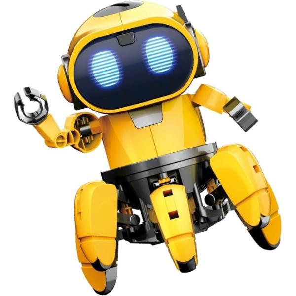 エレキット　ロボット工作キット　フォロ　赤外線レーダー搭載！6足歩行ロボ　MR-9107R　送料無料