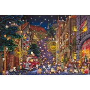 ジグソーパズル 1000ピース 光るパズル きらめくオーロラの夜