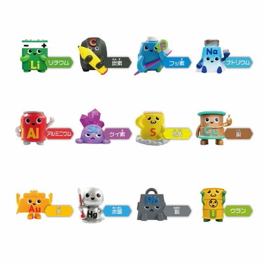 ぼくたちエレメンツ 全12種類 コンプリートセット 元素記号  フィギュア  ガチャガチャ 　送料無...