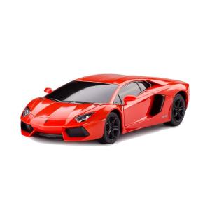 完成品ラジコン　1/24スケール　電動R/C　27MHz　ランボルギーニ　アヴェンタドール　LP700-4　オレンジ　送料無料