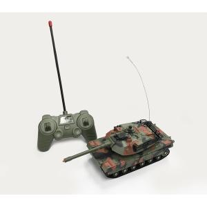 電動R/C　27MHz　バトルタンクジュニア エイブラムス型　(赤外線バトルシステム付)　送料無料｜toystadiumookawaya