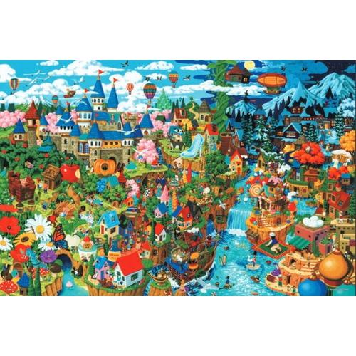 ジグソーパズル 1000ピース 探して！世界のおとぎ話 50x75cm 12-602ｓ　送料無料