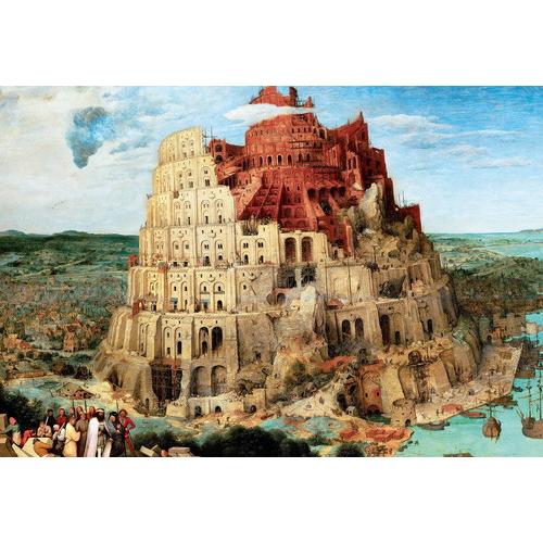 ジグソーパズル 1053スーパースモールピース 世界の絵画 バベルの塔 26x38cm 31-104...