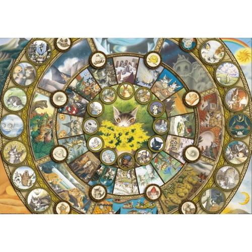 ジグソーパズル 500ピース わちふぃーるどのマンダラ 38×53cm 05-1053　送料無料