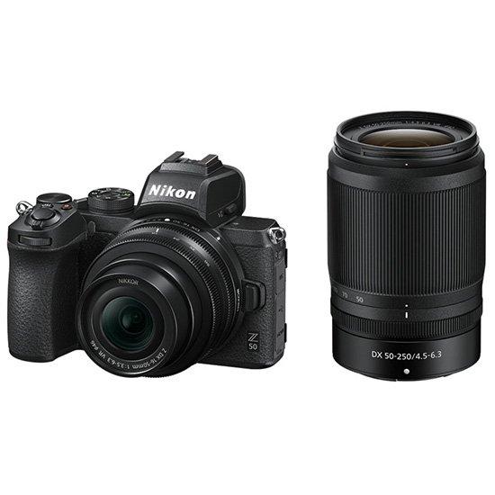 NIKON Z50 ダブルズームキット DXサイズミラーレス（2088万画素）