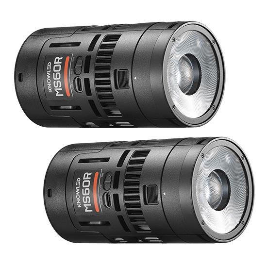 GODOX（ゴドックス） フルカラーポケットLED MS60R 2K 2灯キット CRMX機能搭載（...