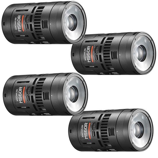 GODOX（ゴドックス） フルカラーポケットLED MS60R 4K 4灯キット CRMX機能搭載（...