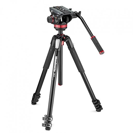 Manfrotto MVH502AHビデオ雲台+MT055XPRO3アルミ三脚 MVK502055X...