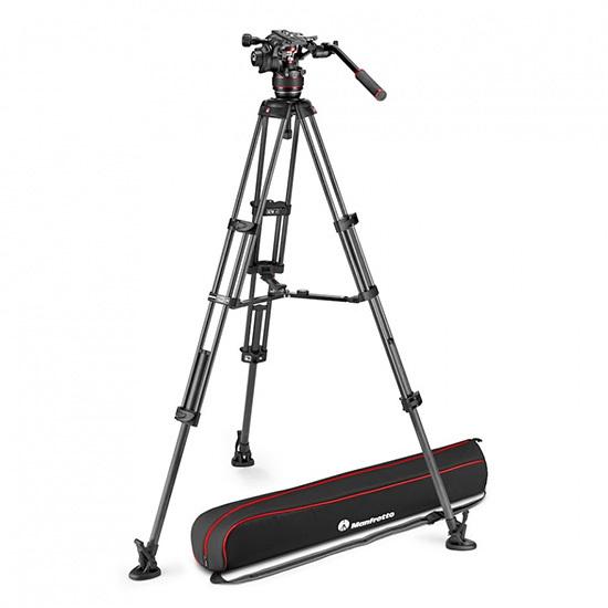マンフロット manfrotto ナイトロテック608ビデオ雲台+カーボンツイン三脚MS MVK60...