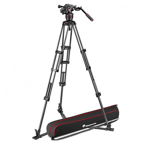 マンフロット manfrotto ナイトロテック608ビデオ雲台+カーボンツイン三脚GS MVK60...