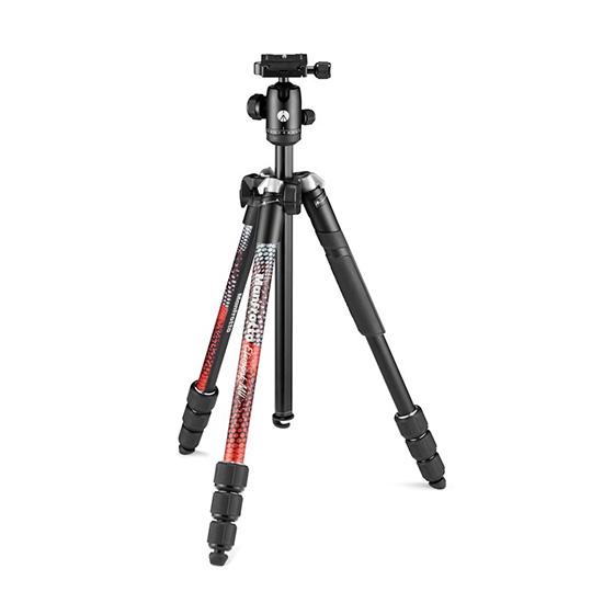 Manfrotto Element MII アルミニウム4段三脚キットRD MKELMII4RD-B...