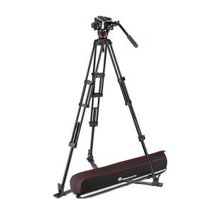 マンフロット manfrotto 504Xビデオ雲台+アルミツイン三脚GS MVK504XTWINGA