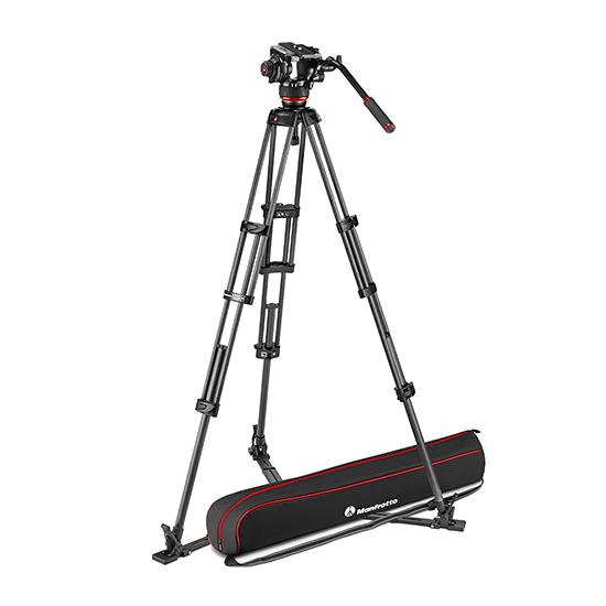 マンフロット manfrotto 504Xビデオ雲台+カーボンツイン三脚GS MVK504XTWIN...