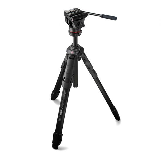 マンフロット（manfrotto）ONE アルミニウム三脚 500X フルード雲台キット MKONE...