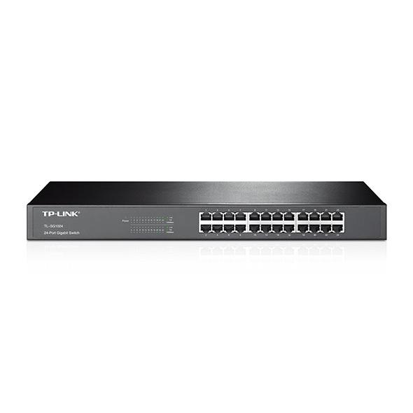 スイッチングハブ　スイッチ　24ポート ギガビット 19インチ デスクトップ/ラックマウント TP-...