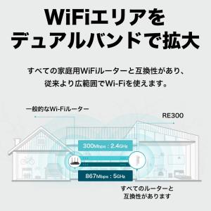 メッシュWi-Fi 無線LAN中継器 1200...の詳細画像1