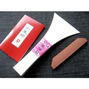 津軽三味線用撥入れ(バチ入れ) 2丁用 箱型 合皮 エンジ色 : TPmusic