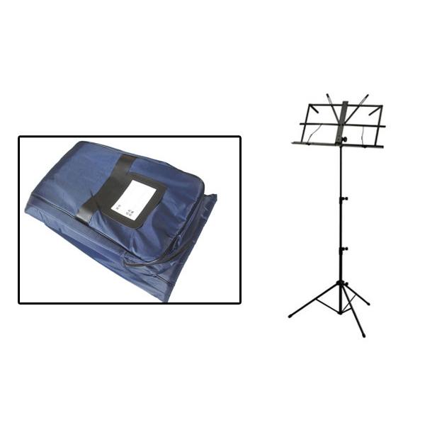 13絃用 琴ケース(お琴ケース/お琴バッグ/箏袋)  ナイロン 持ち運びに便利な保管用 紺色+譜面台