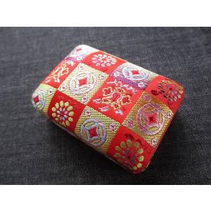 13絃 琴柱入れ(箏柱入れ/琴柱ケース) 錦 大 27cm ホック式 010