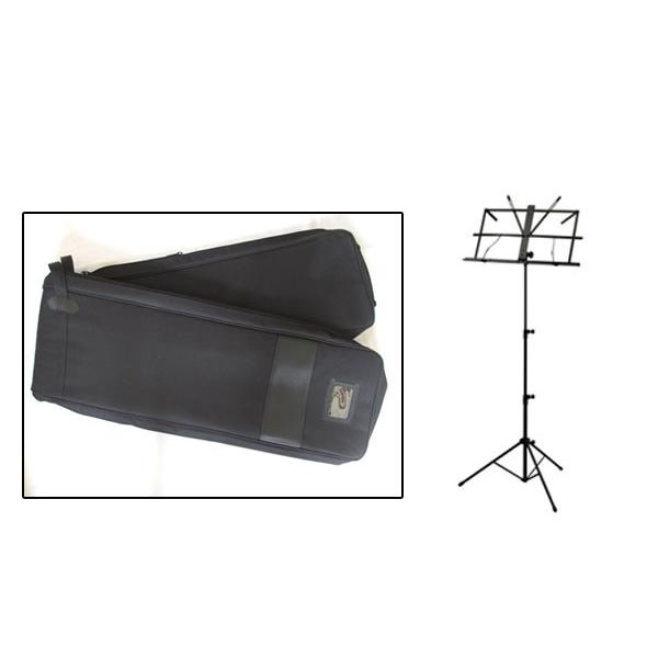 13絃用 琴ケース(お琴ケース/お琴バッグ/箏袋) 丈夫な600D生地 クッション入 黒色+スチール...