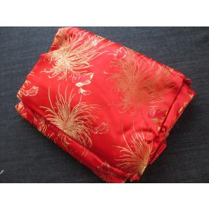 13絃用 お箏/お琴ケース 琴袋(丸袋) 切替し七丁 小松皮 赤系 015