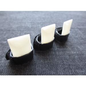 生田流琴爪輪(生田箏爪輪) 爪輪 ヤンピ 7〜18号 黒色 : TPmusic ヤフー