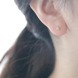 ピアス 18K レディース 小さめ アレルギー...の詳細画像1