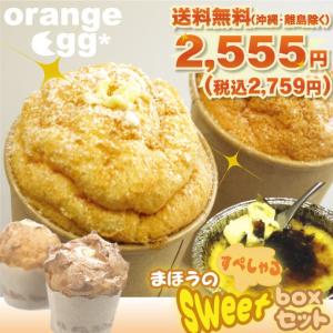 シュークリーム クレームブリュレ シフォンケーキ詰合せ まほうのスイーツ詰め合わせＢＯＸセット 送料無料【 プレゼント ギフト ホワイトデー 】