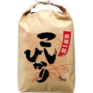 アサヒパック ひも付きクラフト米袋 窓なし 美味一筋・こしひかり 10kg用 （100枚）幅340×...