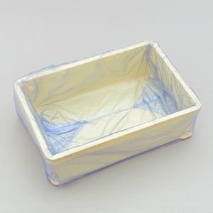 福助工業 ばんじゅう用内袋 No.95 ブルー （600枚）厚み0.013×巾950（仕上巾570）...