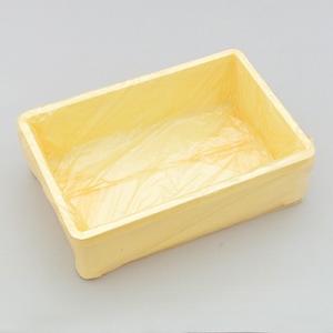 福助工業 ばんじゅう用内袋 No.110 イエロー （600枚）厚み0.013×巾1,100（仕上巾...