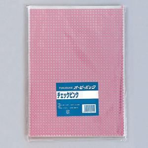 福助工業 オーピーパック チェックピンク 【0.03mm】 No.15-25 （500枚）巾150×...
