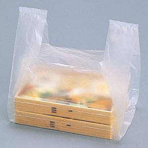 福助工業 弁当バッグ 半透明 小 （1000枚）巾340（仕上巾200）×長さ320mm/マチ70m...