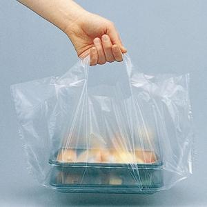 福助工業 キャリーバッグ ランチ 半透明 特大 （1000枚）巾510mm/長さ240mm/底ガゼッ...