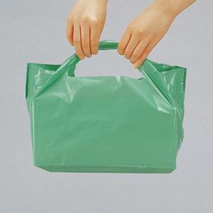 福助工業 キャリーバッグ オリーブ No.36 （1000枚）巾360mm/長さ200mm/底ガゼッ...