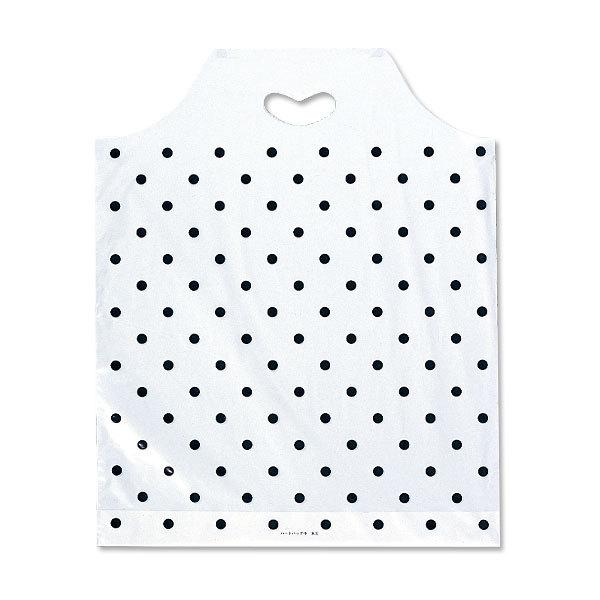 福助工業 ハートバッグ 水玉 中 （1000枚）巾370mm/長さ450mm/ガゼット30mm