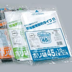 福助工業 業務用ポリ袋（45L） LD35-45 透明 （500枚）厚み0.035×巾650×長さ8...