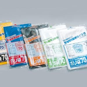 福助工業 業務用ポリ袋（70L） LD35-70 黒 （300枚）厚み0.035×巾800×長さ90...