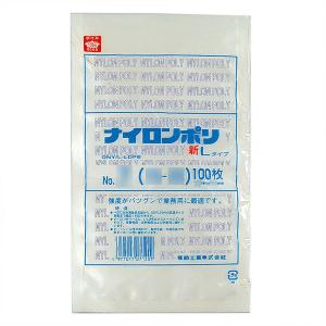 福助工業 ナイロンポリ Vタイプ規格袋 No.22 （1000枚）巾340×長さ