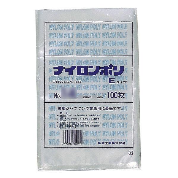 福助工業 ナイロンポリ Eタイプ規格袋 No.19 （200枚）巾270×長さ400mm