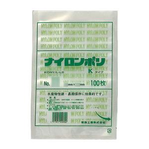 福助工業 ナイロンポリ Kタイプ規格袋 No.14 （200枚）巾200×長さ300mm